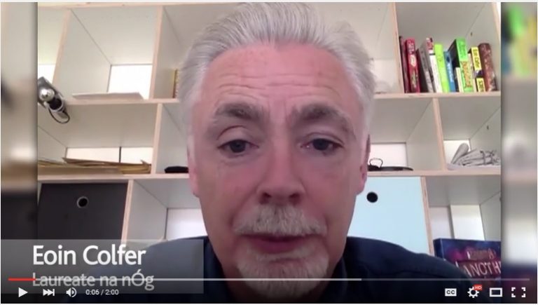 Eoin Colfer Supports College Awareness Week (video)